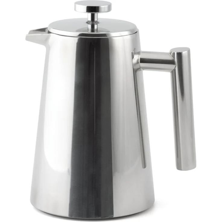 Weis 18010 Pressfilterkanne, Edelstahl thermoisoliert groß 1 L, Silber, small