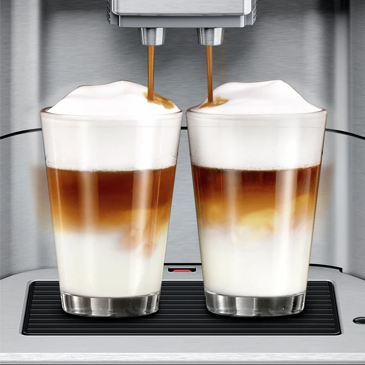 Siemens TE657F03DE EQ.6 plus Extraklasse Kaffeevollautomat inklusive Milchsystem, Edelstahl – Bild 3