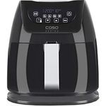 Caso AF 250 Design Heißluftfritteuse, Temperatur 60°C-200°C, extra großer Frittierkorb 3 Liter, Fritteuse ohne Fett und Öl, innovative Luftstrom-Technologie Neueste Version