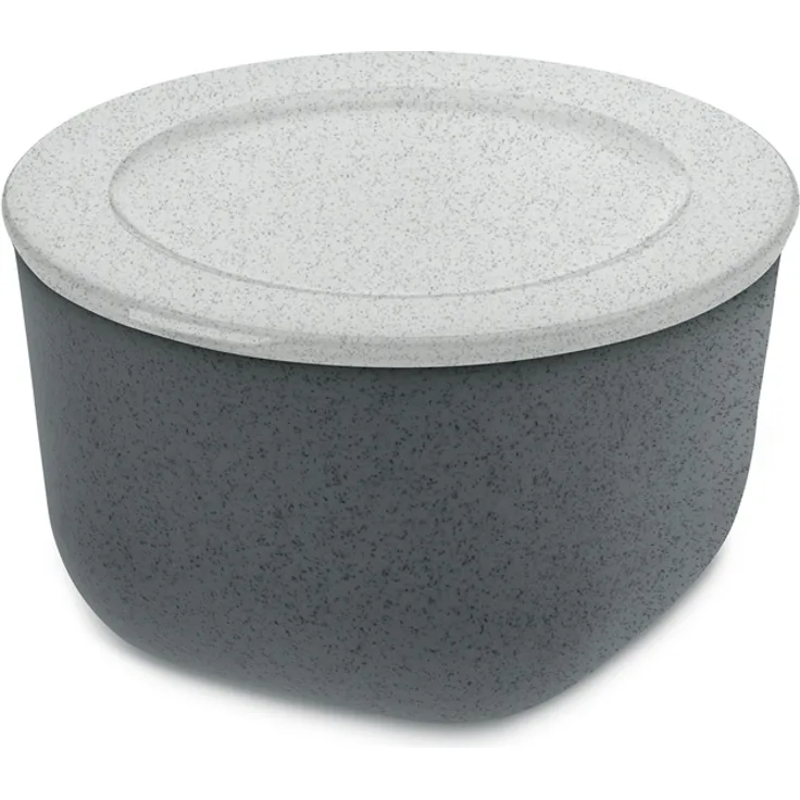 Koziol Box mit Deckel 1 L Connect M organic deep grey
