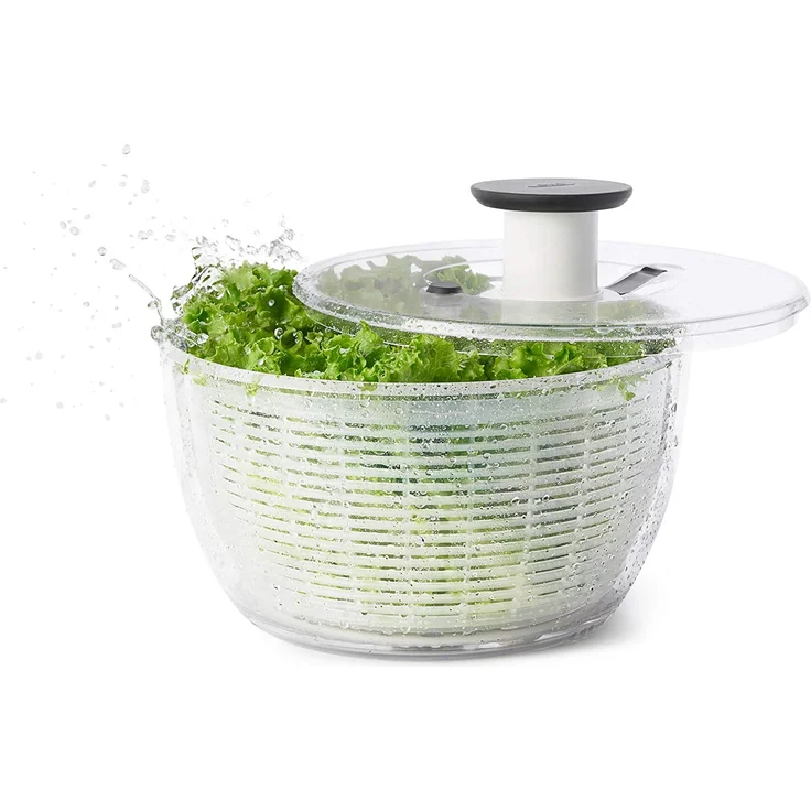 OXO Good Grips Salatschleuder, Kunststoff, 4,2 Liter, Anti-Rutsch-Boden – Bild 6