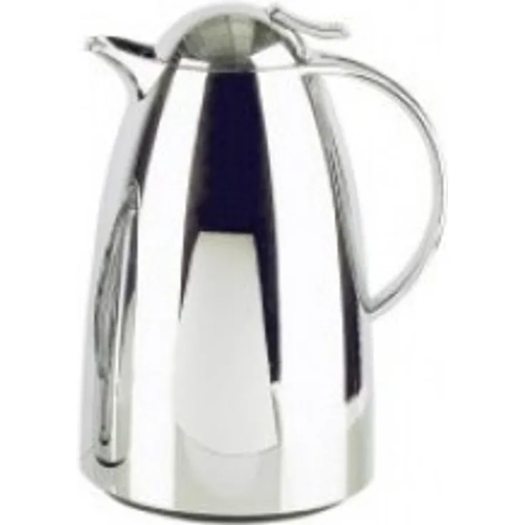 Emsa 624151600 Isolierkanne, 1,5 Liter, Aroma Diamond, Quick Tip Verschluss, 100% dicht, Chrom, Auberge