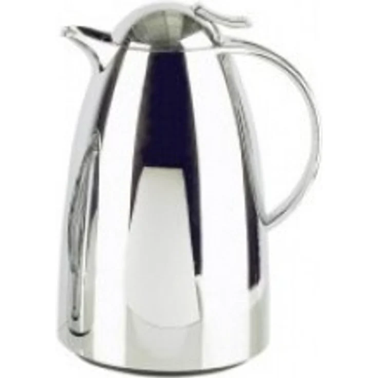 Emsa 624151600 Isolierkanne, 1,5 Liter, Aroma Diamond, Quick Tip Verschluss, 100% dicht, Chrom, Auberge – Bild 1