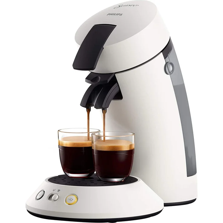 Philips CSA210-10 Senseo Original Plus Kaffeepadmaschine, 0,7 l Wassertank, weiß – Bild 1
