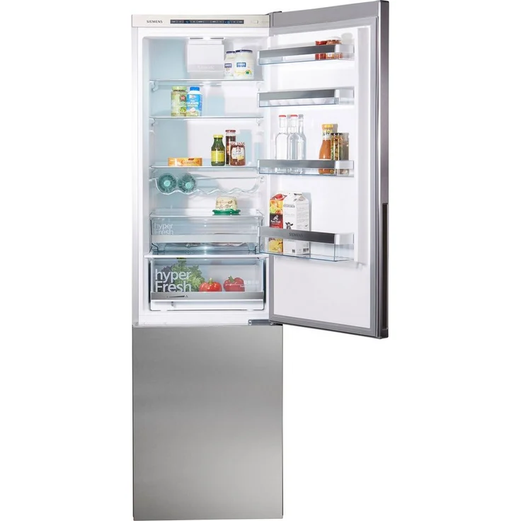 Siemens KG39EAICA Kühl-Gefrierkombination, freistehend, silber, LowFrost, 0-Grad-Zone, Schnellgefrieren, LED, Breite 60 cm – Bild 5