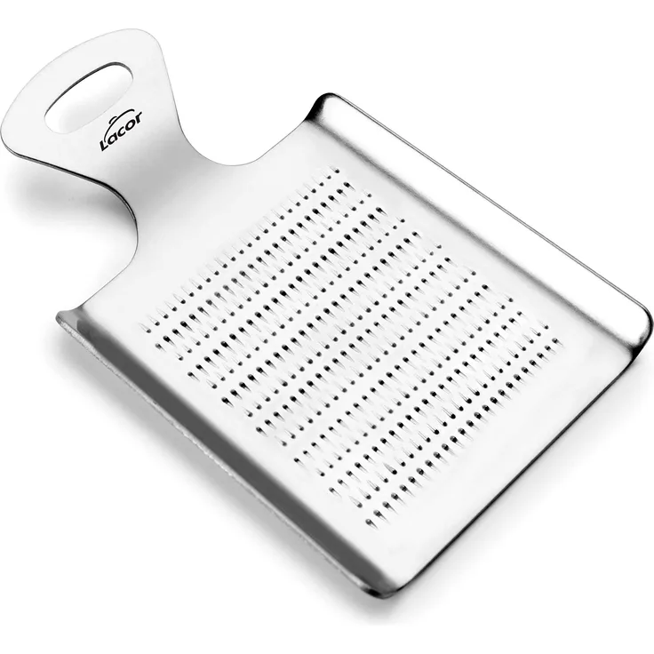 LACOR Mini Reibe Gewurze INOX, Edelstahl, Grau, 11 x 7 x 1 cm