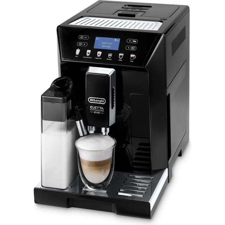 De'Longhi Kaffeevollautomat ECAM 46.860.B Eletta Evo, schwarz, mit Milchsystem – Bild 2
