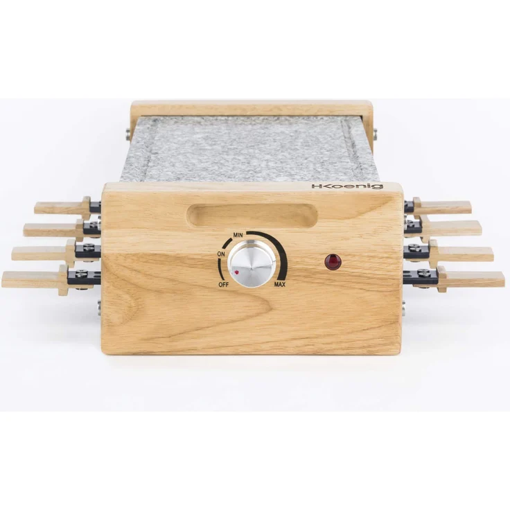 H.KOENIG WOD8 Raclette-Gerät 8 Personen, Holz – Bild 7