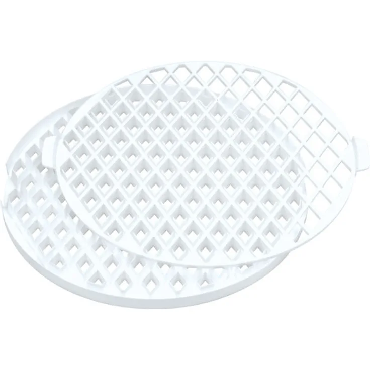 Staedter rund Gitterstanze, Plastik, weiß, 30 x 30 x 30 cm