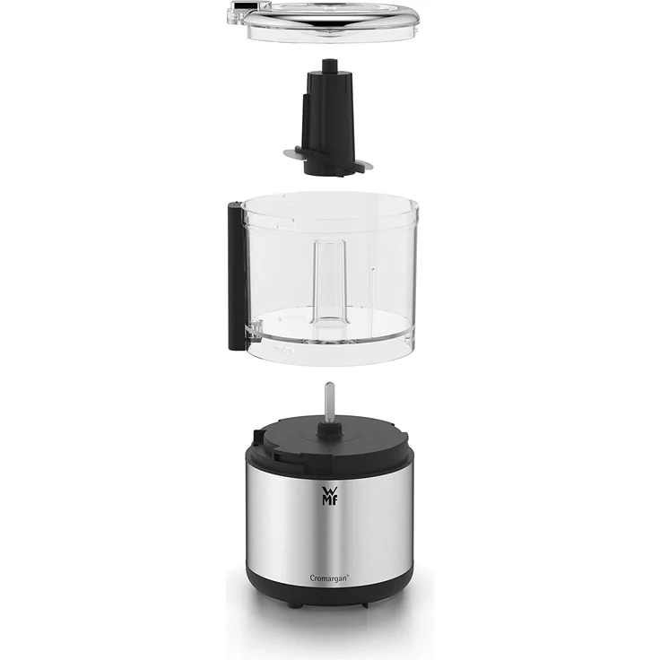 WMF KÜCHENminis Zerkleinerer, platzsparender Multizerkleinerer mit Einhandbedienung, abnehmbarer Behälter (0,3L), 65 W, cromargan matt – Bild 5