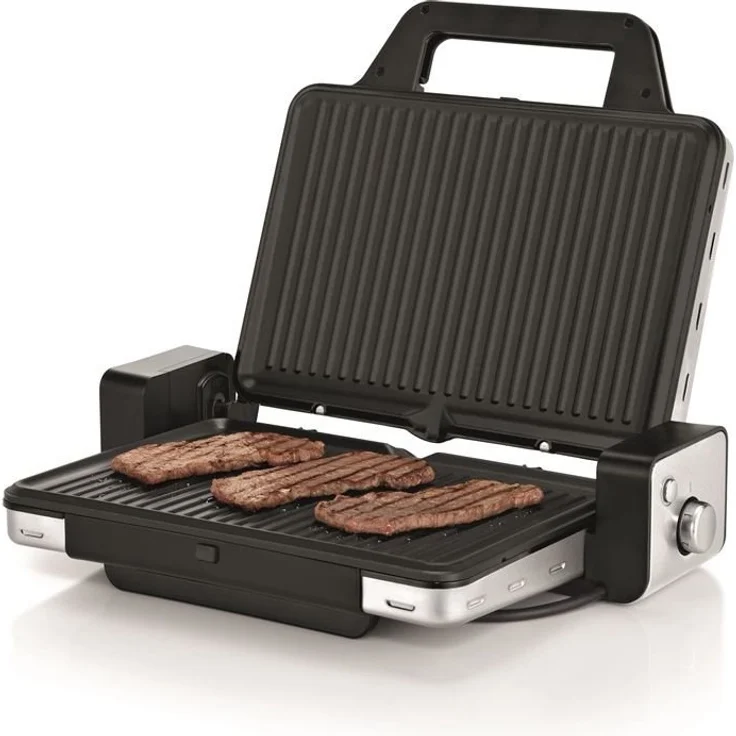 WMF Lono Kontaktgrill 2-in-1, Tischgrill, antihaftbeschichtete Grillplatten, 2100 W, 30 x 20 cm Grillfläche, edelstahl – Bild 14