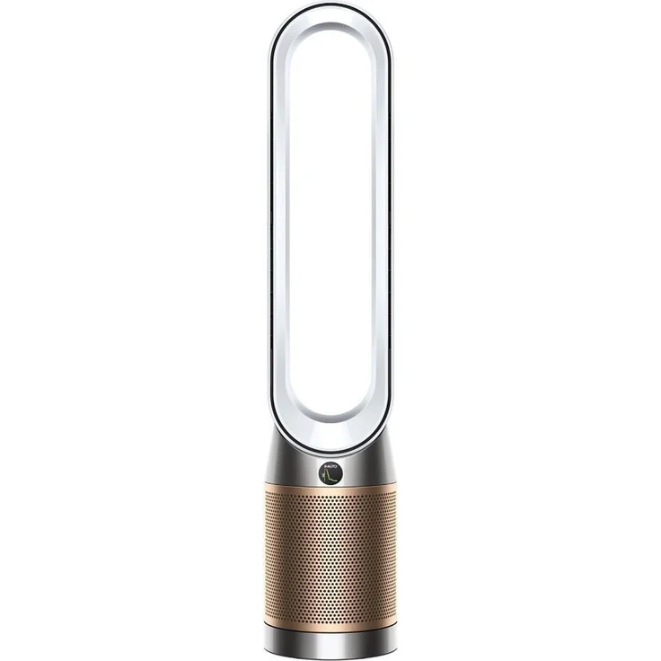 Dyson TP09 Purifier Cool Formaldehyde, Luftreiniger und Ventilator, mit HEPA-H13- & Aktivkohlefilter, App-Steuerung, inkl. Fernbedienung, weiß, gold – Bild 1