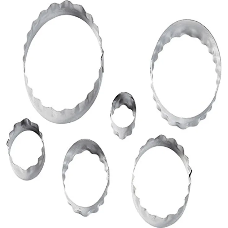 Doppelseitiges Ausstanzungsset für Blatt-Fondant von Wilton, 6-teiliges Set