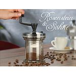 Rosenstein & Söhne Kaffeemühle mit Keramik-Mahlwerk