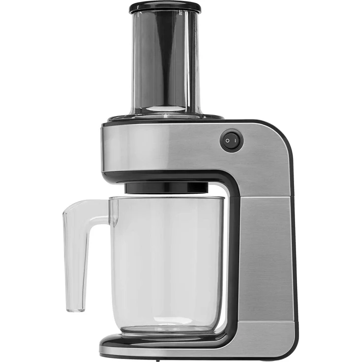 WMF Kult Pro Spiralschneider, elektrisch mit Orangenpresse, Zoodles Maker ideal für Gemüsenudeln, Gemüsespaghetti, drei Schneideinsätze und Auffangbehälter 1,25l, edelstahl matt – Bild 3