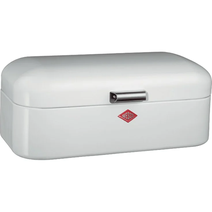 Wesco 235 201 Grandy Brotkasten weiß 22x42x17cm L-B-H, Edelstahl – Bild 1