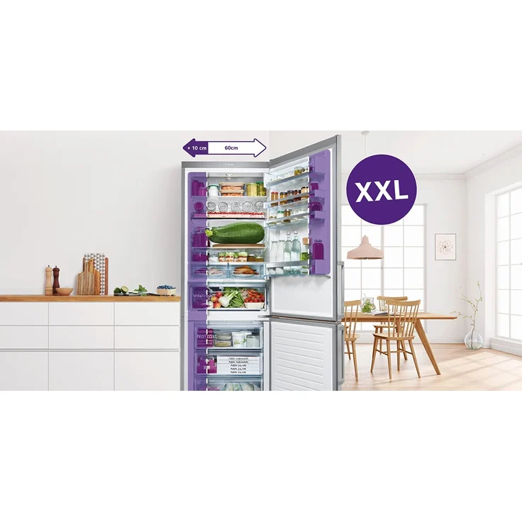 Bosch KGN49XIEA Kühl-Gefrierkombination, freistehend, NoFrost, 0-Grad-Zone, LED, Breite 70 cm – Bild 6
