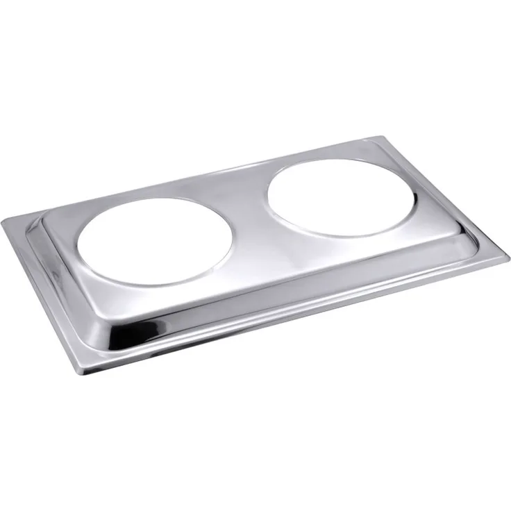 Contacto Edelstahl Einsatzplatte zu Suppenstation für Chafing Dish 07088530