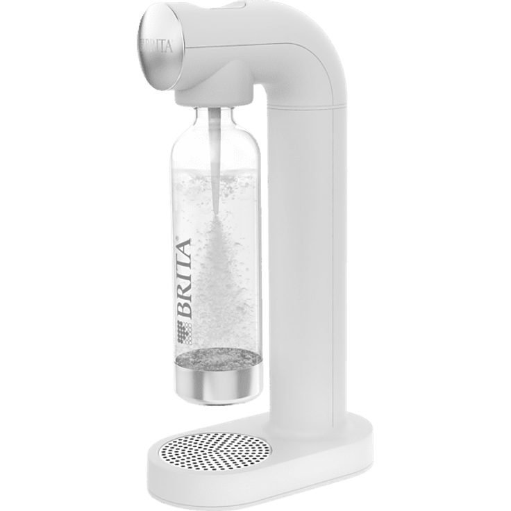 BRITA sodaONE Wassersprudler, inkl. CO2-Zylinder, 1 PET-Flasche, weiß – Bild 1