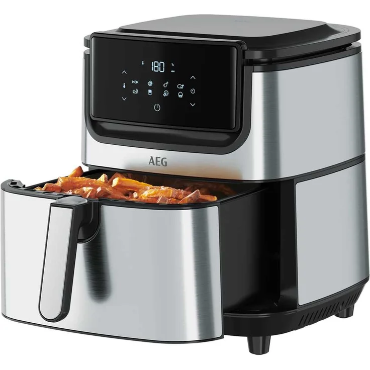 AEG Fritteuse Gourmet 6 AF6-1-6ST, 1800 W, 5,4 L Frittiergut, edelstahl, schwarz – Bild 3
