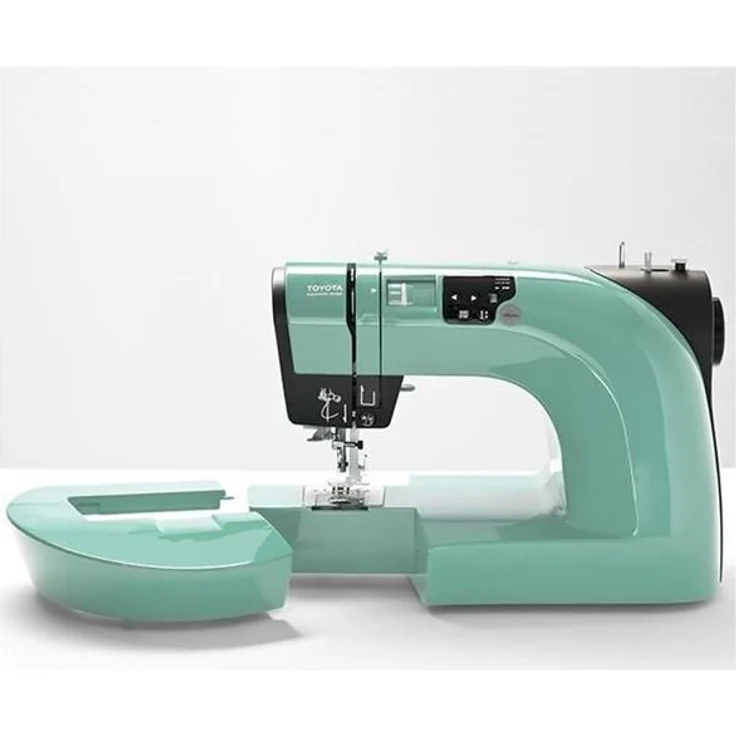 Toyota Oekaki50G Kreativ Freiarm Nähmaschine Oekaki mit 50 Programmen und Freihandstickfunktion hellblau Freiarm-Nähmaschine, hellblau – Bild 6