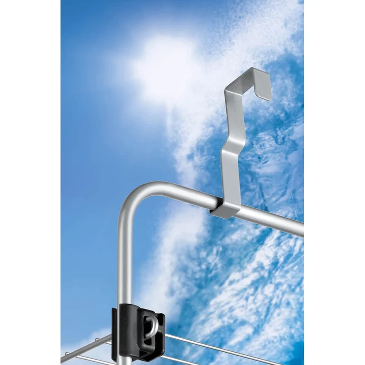 Metaltex 406062039 Gale Duschkabinen-Trockner mit ca. 11 m Trockenlänge, Wäschetrockner – Bild 5