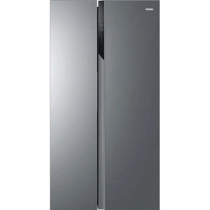 Haier HSR 3918 ENPG Side-by-Side-Kühlschrank, freistehend, Edelstahllook