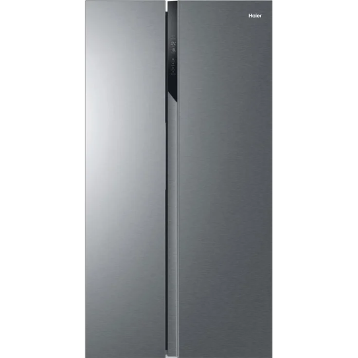 Haier HSR 3918 ENPG Side-by-Side-Kühlschrank, freistehend, Edelstahllook – Bild 1
