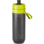 BRITA Wasserfilter-Flasche fill&go Active Limone – Robuste Sport Trinkflasche mit Wasserfilter für unterwegs aus BPA-freiem Kunststoff – Zusammendrückbar