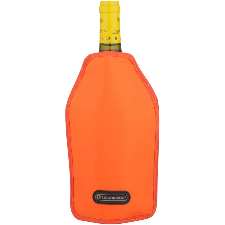 Le Creuset Tragbarer Flaschenkühler für Wein oder Champagner, Orange, Wasserabweisender Stoff, WA-126 - Preisvergleich