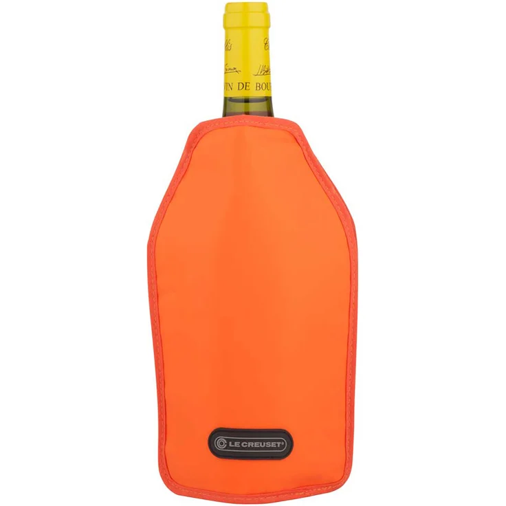 Le Creuset Tragbarer Flaschenkühler für Wein oder Champagner, Orange, Wasserabweisender Stoff, WA-126 - Preisvergleich – Bild 1