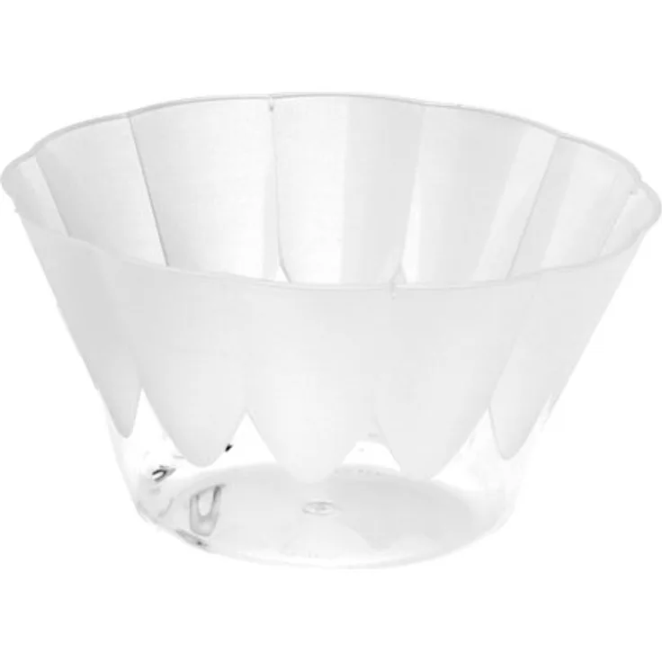 Papstar 12199 20-Eis- und Dessertschalen Invitation rund 400 ml, Durchmesser 12 - 7 cm glasklar