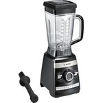 Bosch MMBH6P6BDE Vitaboost Standmixer (1.600 W, 6 Programme, ideal für große Portionen, 6-Klingen-Edelstahlmesser, Stößel, mit Rezeptbuch, 45.000 Motorumdrehungen-Min) schwarz