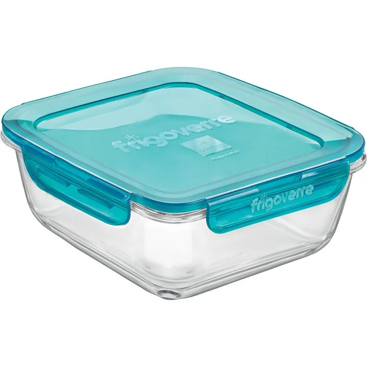 Bormioli Rocco Evolution Frigoverre Quadra, Glas, transparent, 18 x 18 x 8 cm