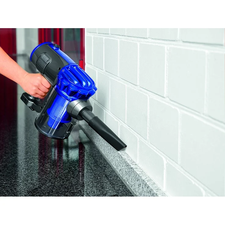 Bomann BS 1948 CB Hand--Bodenstaubsauger 2in1 beutellos, Hepa-Filter, Wandhalterung, Aluminium, anthrazit-blau – Bild 4