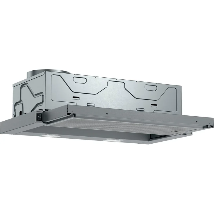 Bosch Serie 2 DFL064W53, Motorhaube, ausziehbar, Nische, Breite: 52.6 cm, Tiefe: 29 cm, Absaugung und Rückführung (mit zusätzlichem Rückführungsset), mit internem Motor, metallisch silber – Bild 3