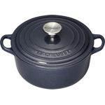 LE CREUSET Gusseisen-Bräter, rund, 20 cm Midnight Blue