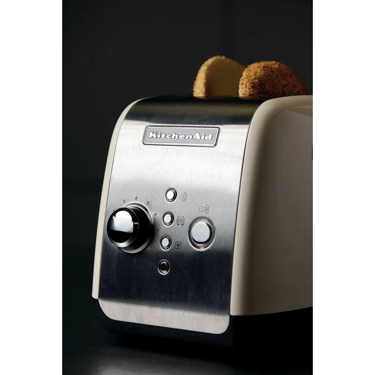 KitchenAid 5KMT221EAC Doppelschlitztoaster, 1100W, 7 Bräunungsstufen, creme  – Bild 3