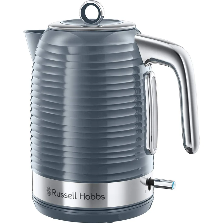 Russell Hobbs Wasserkocher Inspire grau, 1,7l, 2400W, Schnellkochfunktion, optimierte Ausgusstülle, herausnehmbarer Kalkfilter, Wasserstandsanzeige, Teekocher 24363-70 [Amazon Exklusiv] – Bild 1