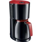 Melitta 1017-10 Enjoy Therm Filter-Kaffeemaschine, schwarz - rot