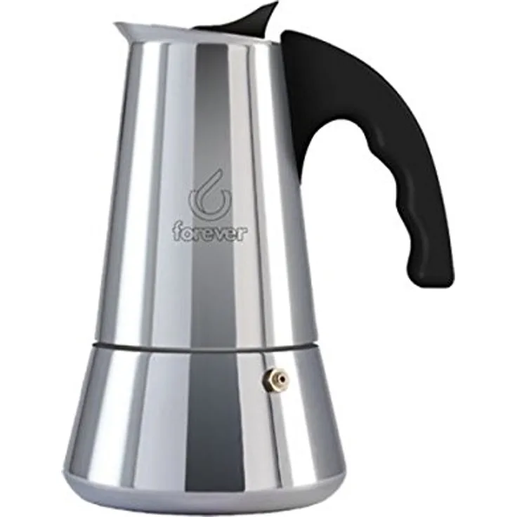 FOREVER kg121303 Miss Conny Induktion kompatibel 4-Cup Espresso Pot