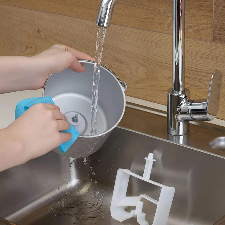 Severin EZ 7405 2-in-1 Eismaschine mit Joghurtfunktion, 180W, inkl. 1 x 2-Liter-Eisbehälter und Rezeptbuch, Digitaler Timer, Deckelöffnung, silber – Bild 6