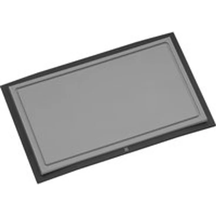 WMF Touch Schneidebrett Tranchierbrett schwarz, 32 x 20 cm, rechteckig Kunsstoff Saftrillen, spülmaschinengeeignet, hygienisch klingenschonend, geschmacksneutral