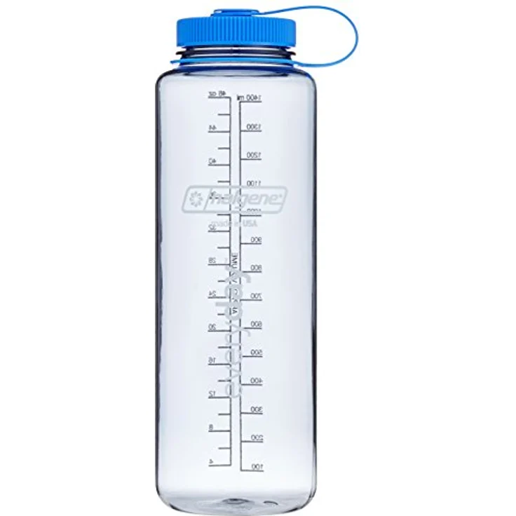 Nalgene Uni Wide Mouth 1L Trinkflasche, Grau, 1