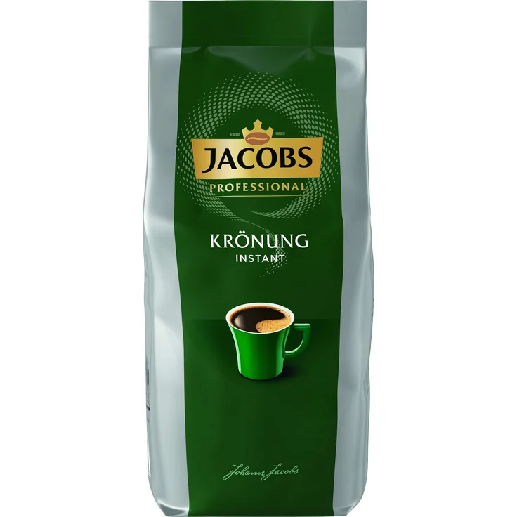 Jacobs Professional Krönung Löslicher Bohnenkaffee, 500g, Instant Kaffee, kräftiges Aroma und rundes Geschmacksprofil – Bild 1