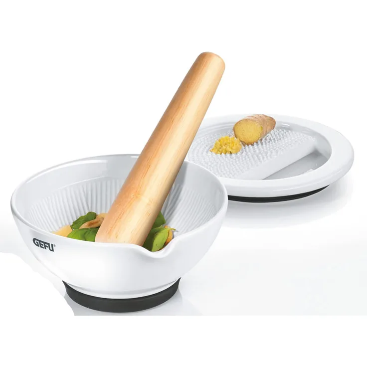 Gefu 35340 Porzellanmörser Mit Ingwerreibe Suri