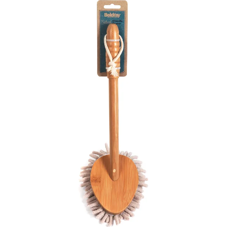 Beldray LA040015 Bamboo Chenille Duster, 34 cm, Brown