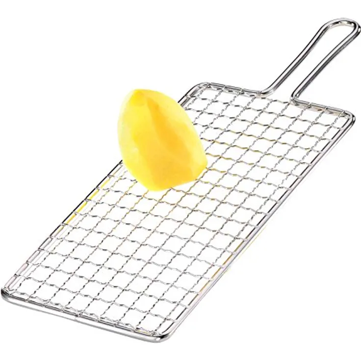 Gefu Drahtkartoffelreibe Rustica, Kartoffelreibe, Gitterreibe, Rohkostreibe, Edelstahl, 50110