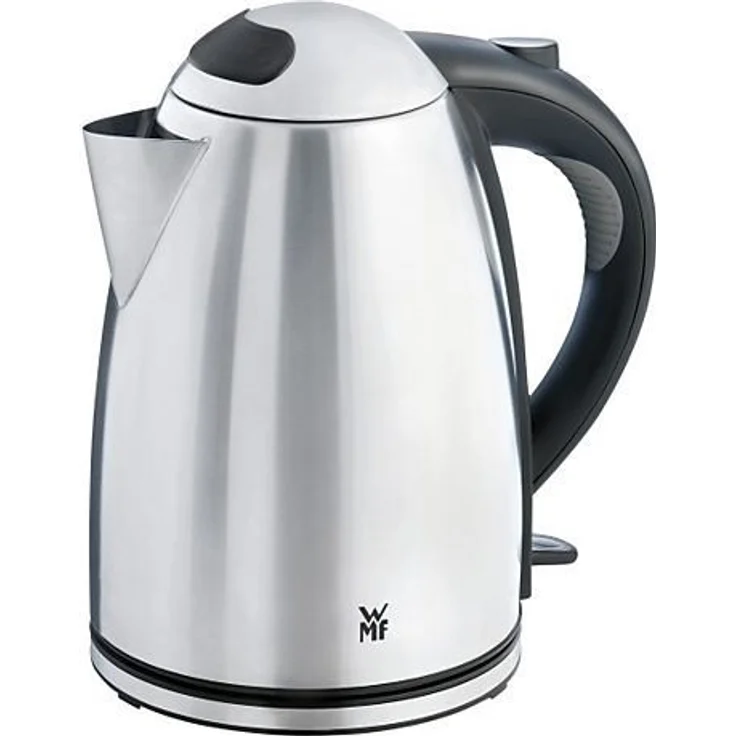 WMF Stelio Wasserkocher Edelstahl 1,7l, kabellos, Kalk-Wasserfilter, 2400 W, Wasserstandsanzeige beleuchtet, edelstahl matt – Bild 1