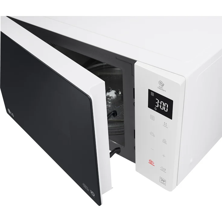 LG MS23NECBW Mikrowelle, Standgerät, 23 Liter Garraum, 1000 Watt, Auftauen, schwarz, weiß – Bild 7